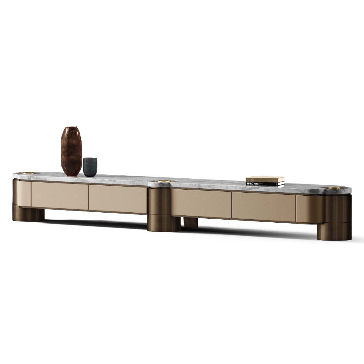 Golden Sunflower TV Cabinet