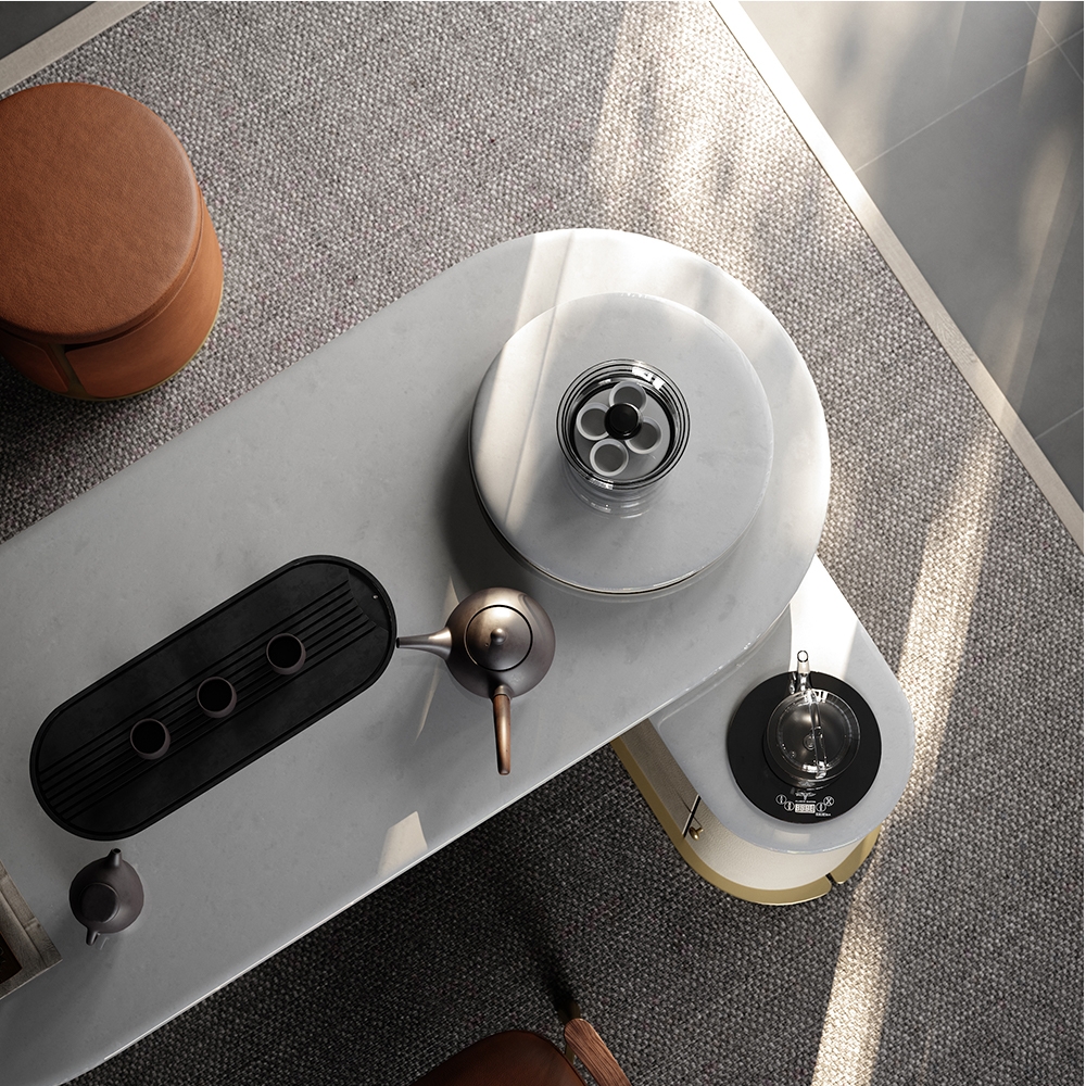 Wealth Bucket Tea Table