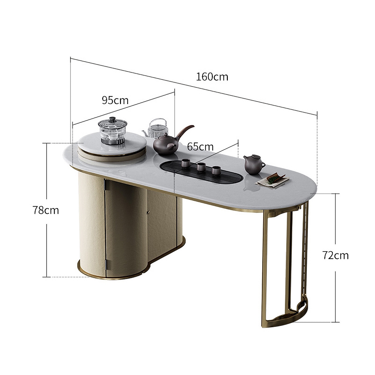 Wealth Bucket Tea Table