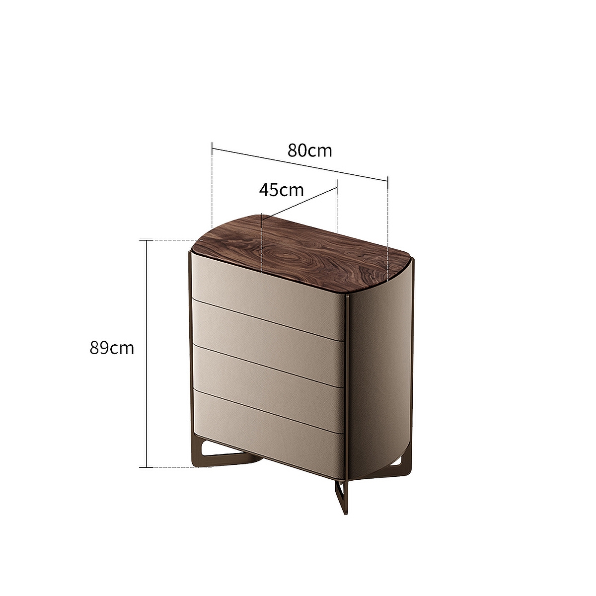 Soaring drawer chest