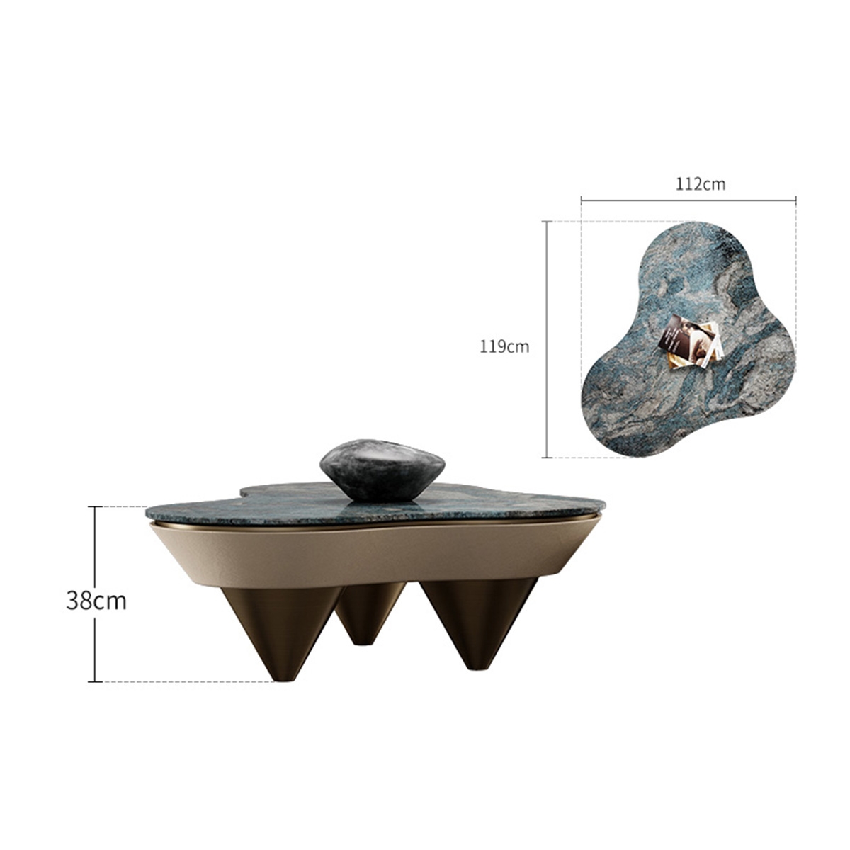 Clouds rain tea table