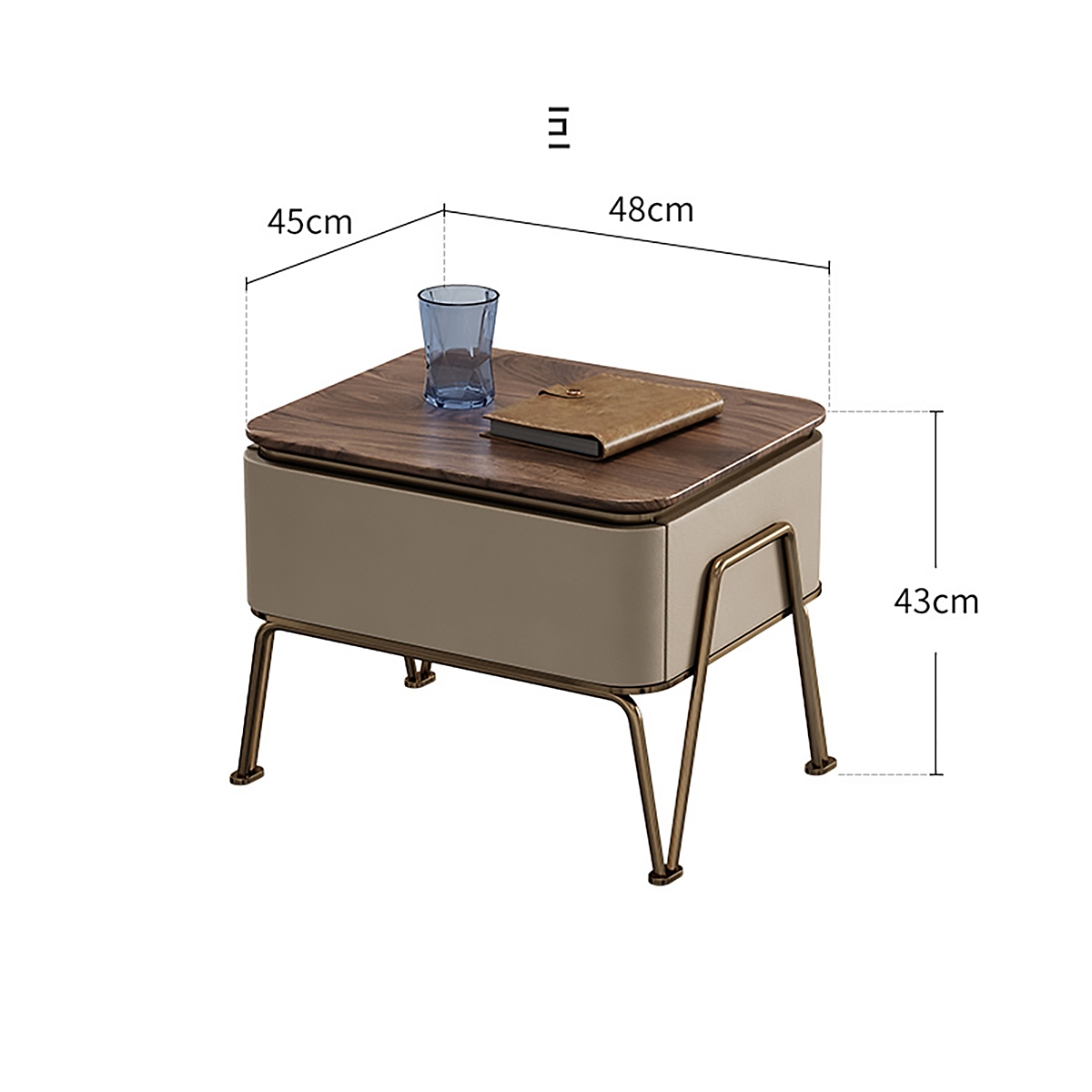 Plain Bedside table