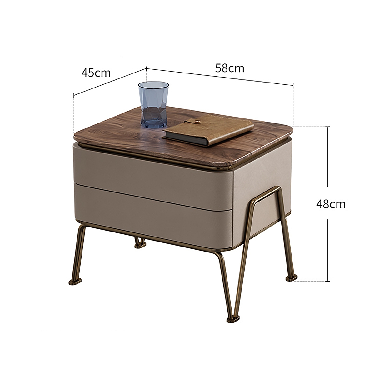 Plain Bedside table