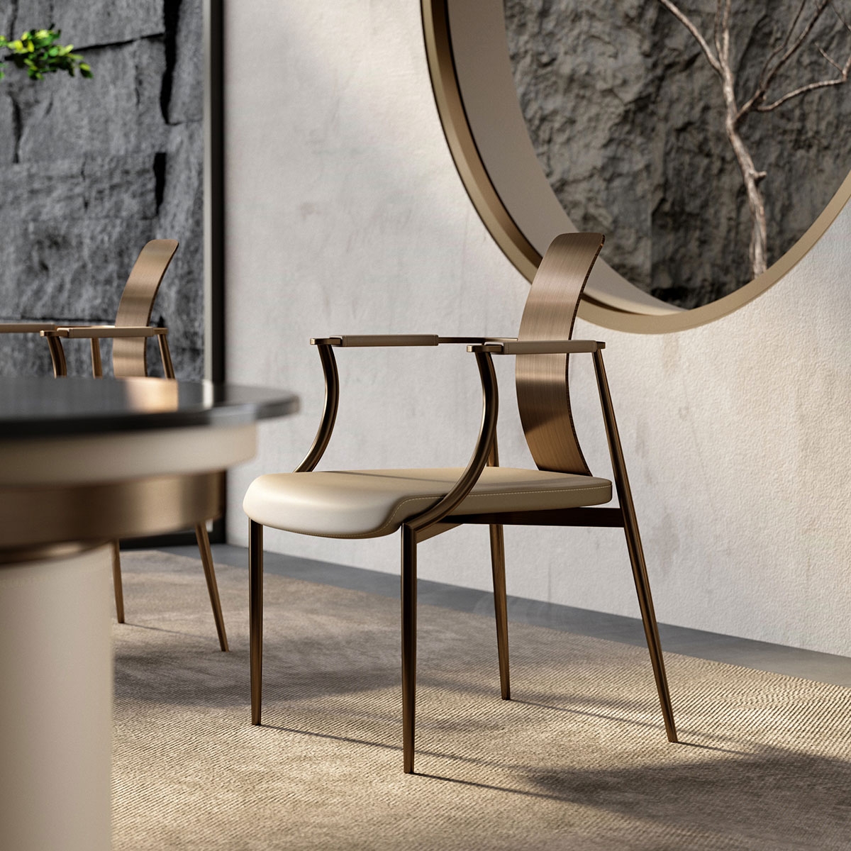 Towering Guest Chair