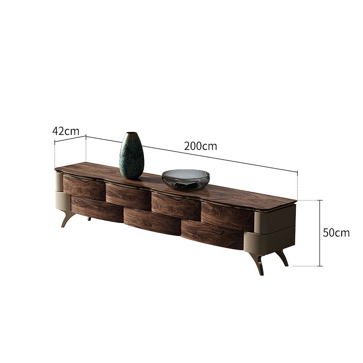 Cloud basket TV cabinet