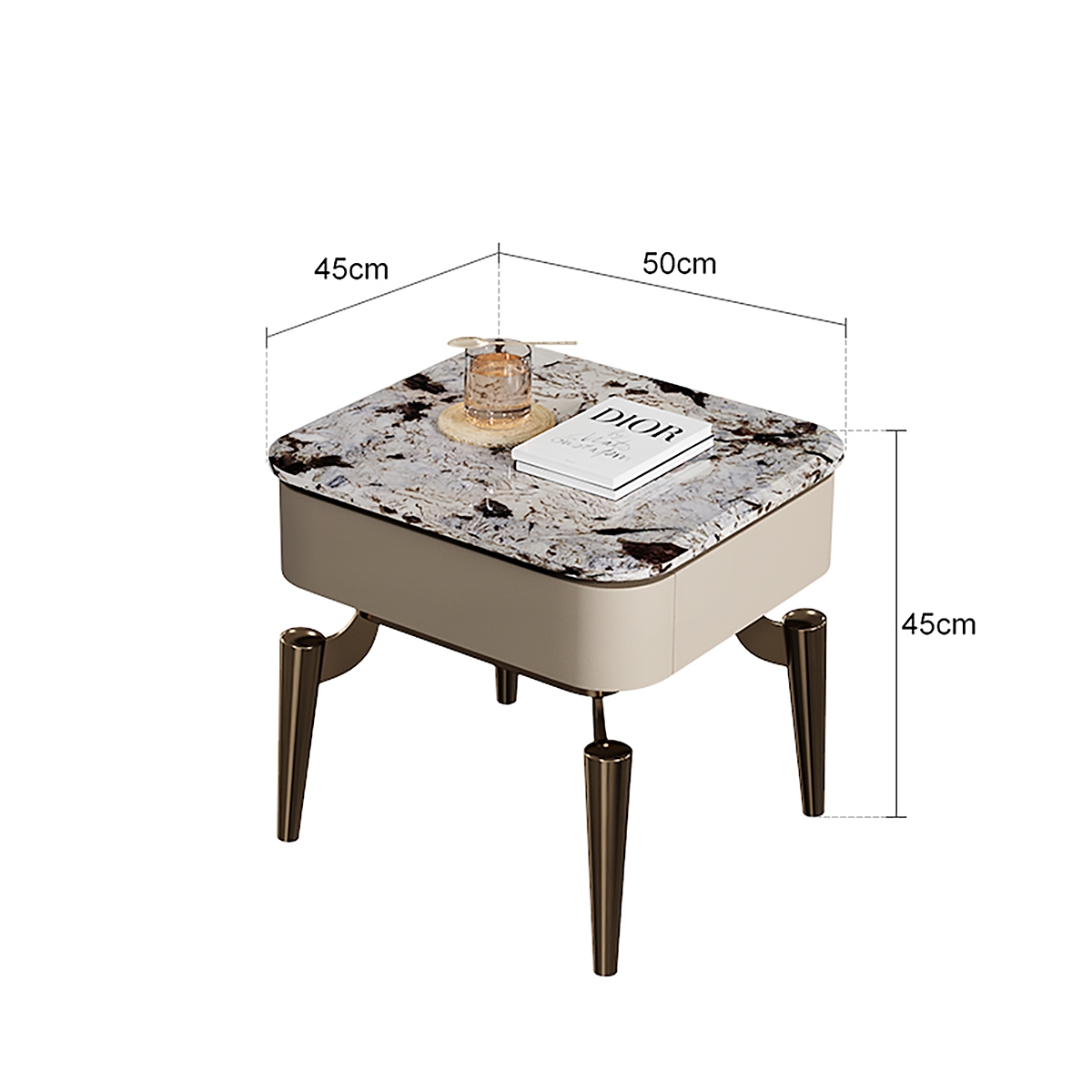 Pillar Bedside table