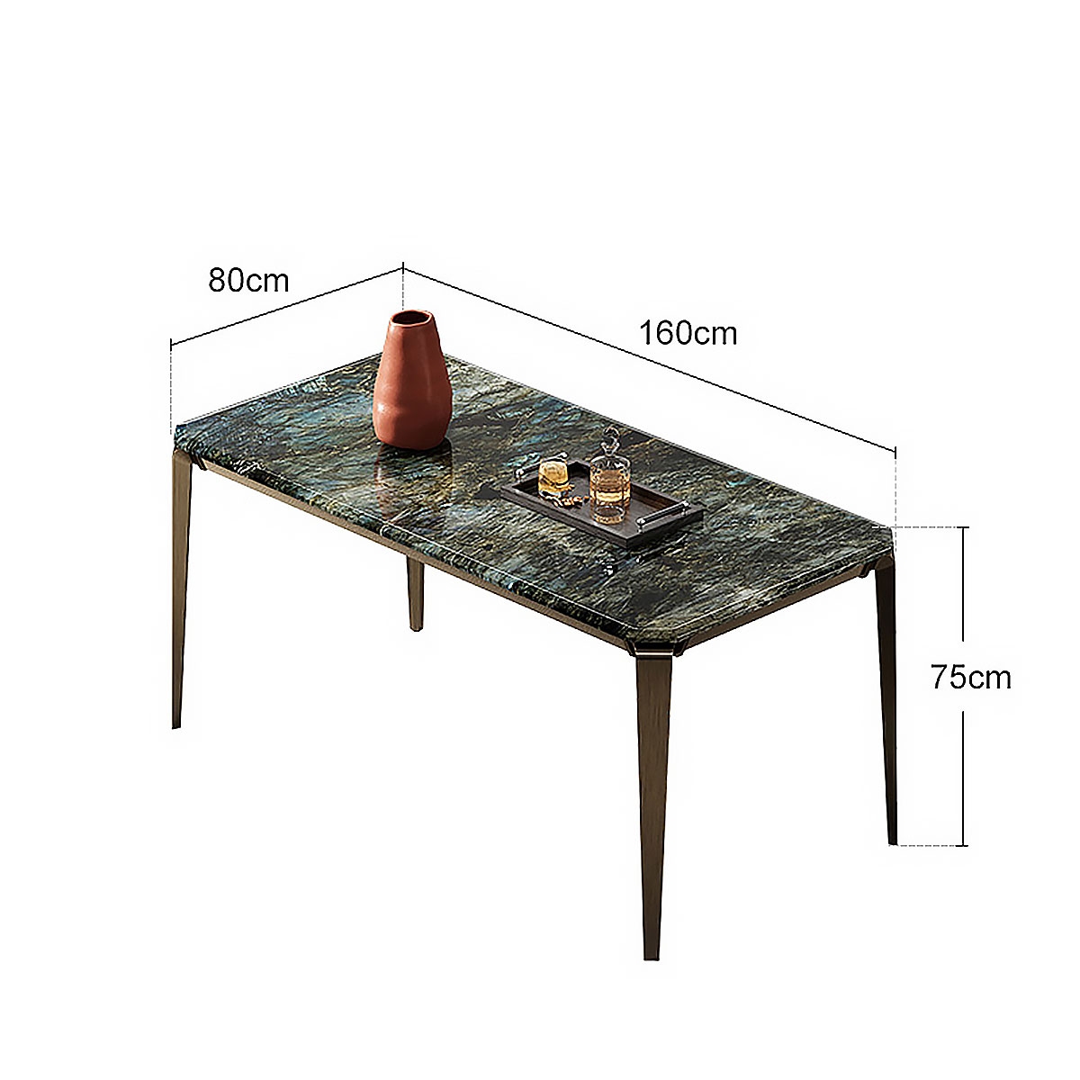 Pillar dining-table