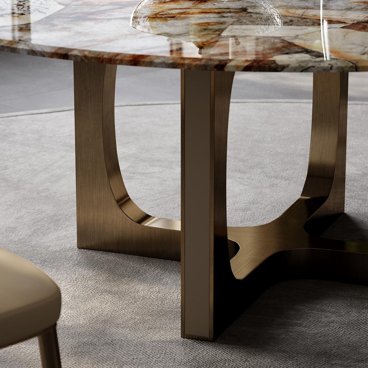 Extremely dining-table