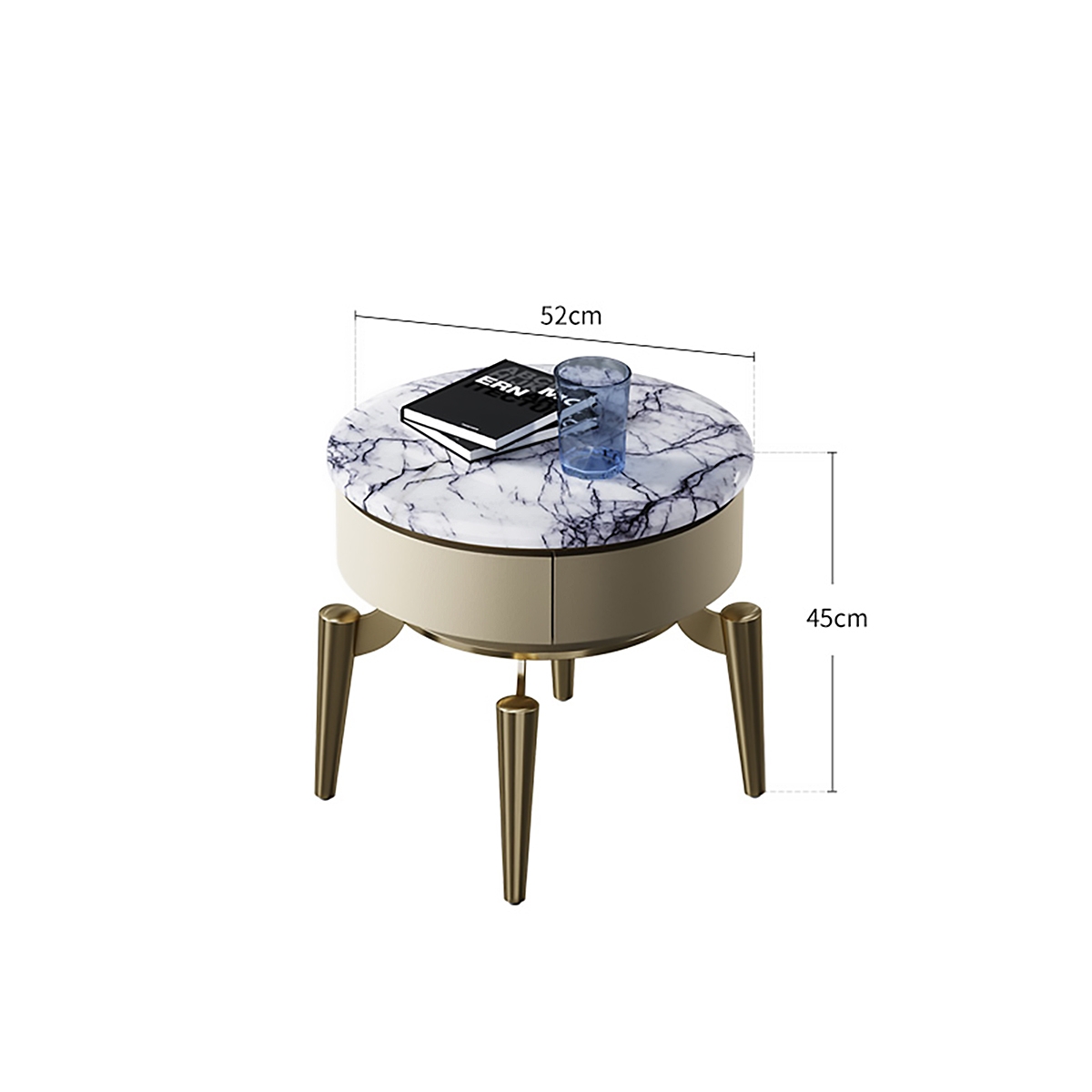 Pillar Bedside table