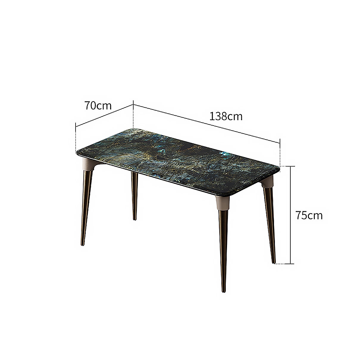 Pillar dining-table