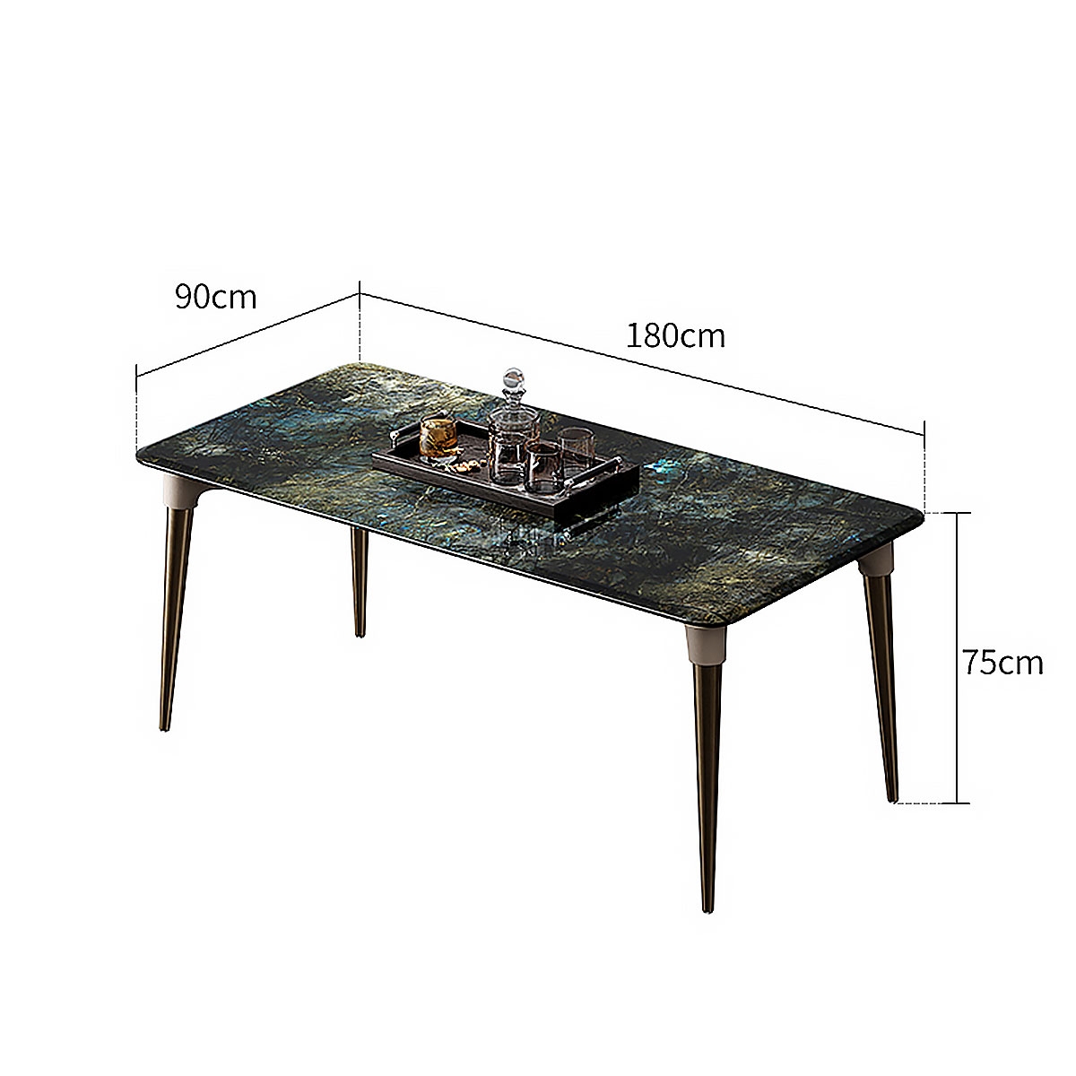 Pillar dining-table