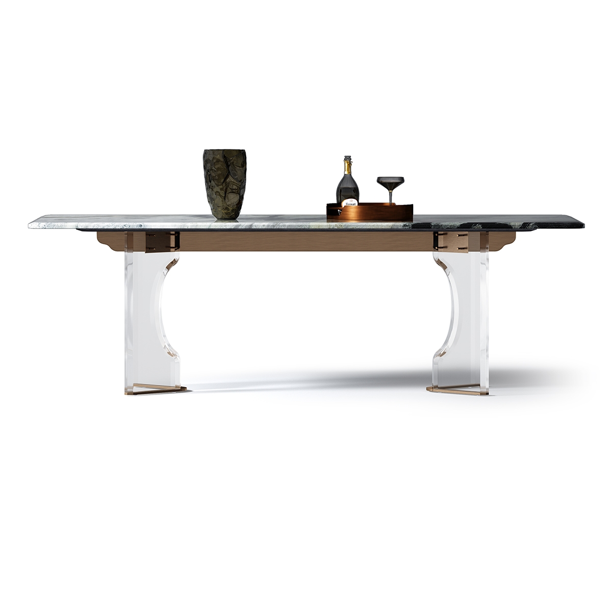 Wing dining-table