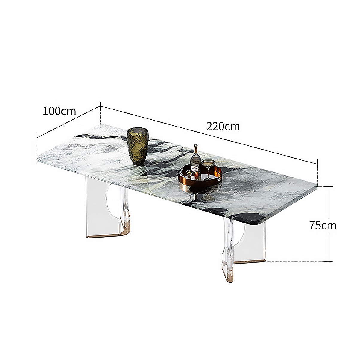 Wing dining-table