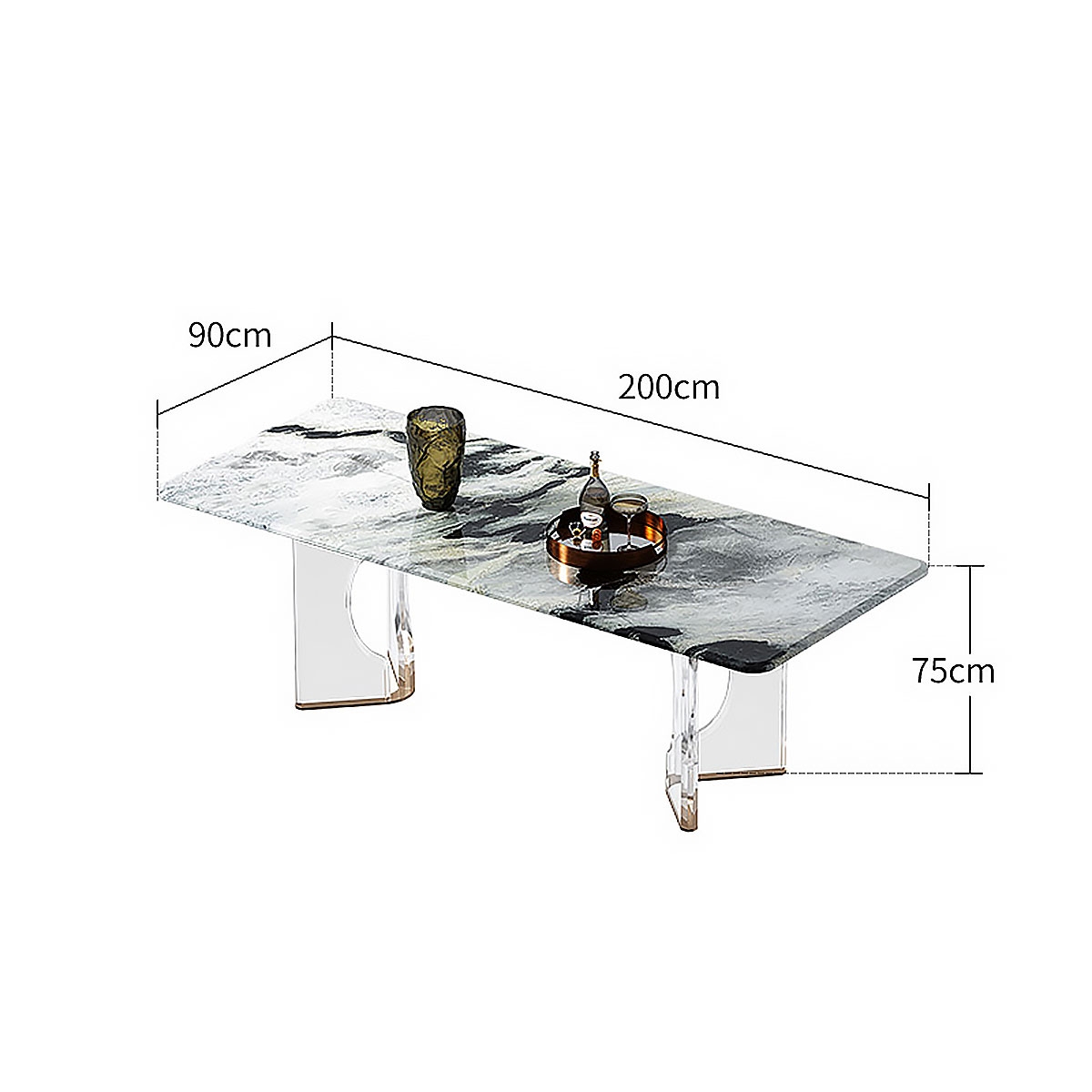 Wing dining-table