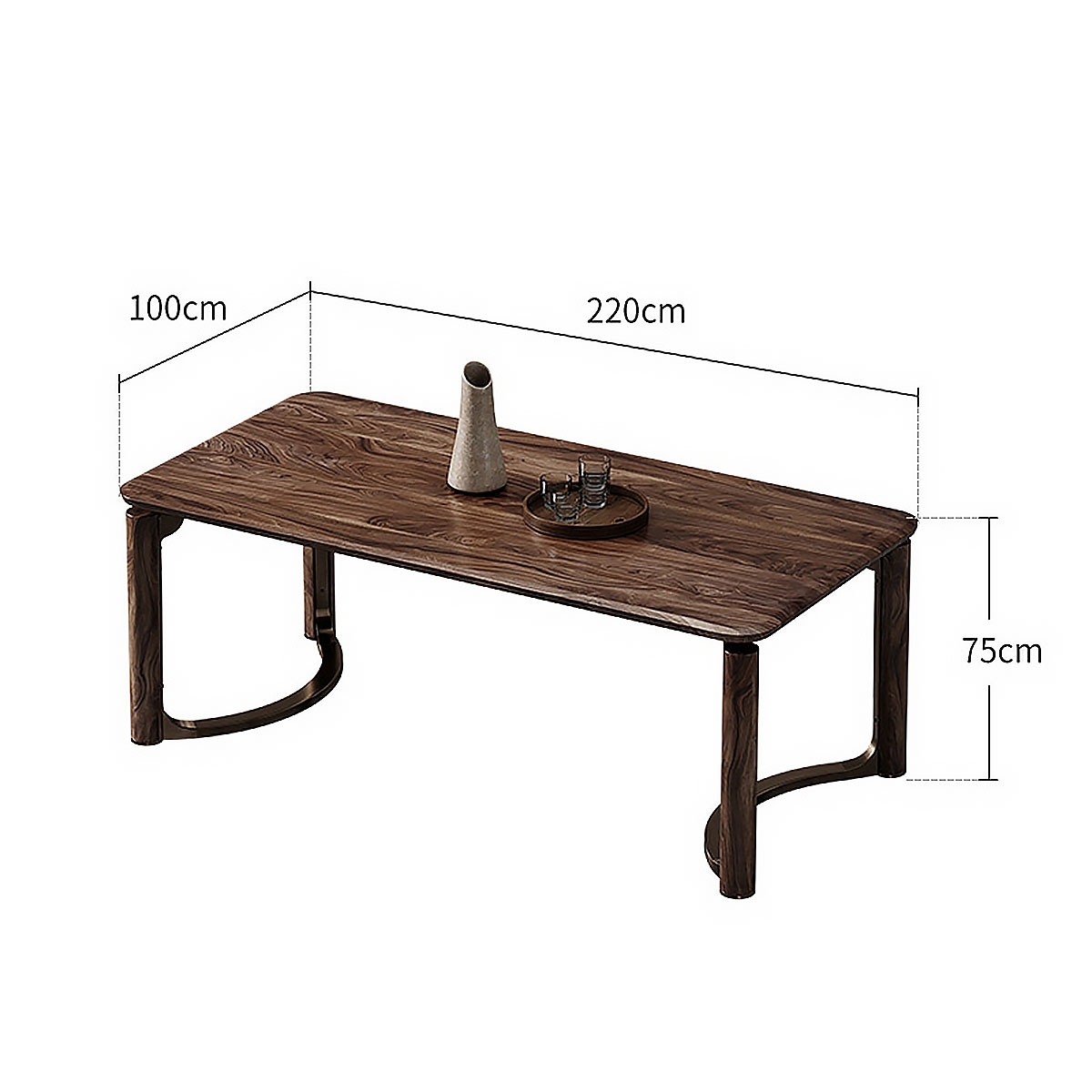 Arc dining-table