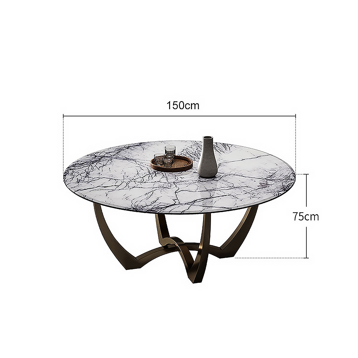 Plain dining-table