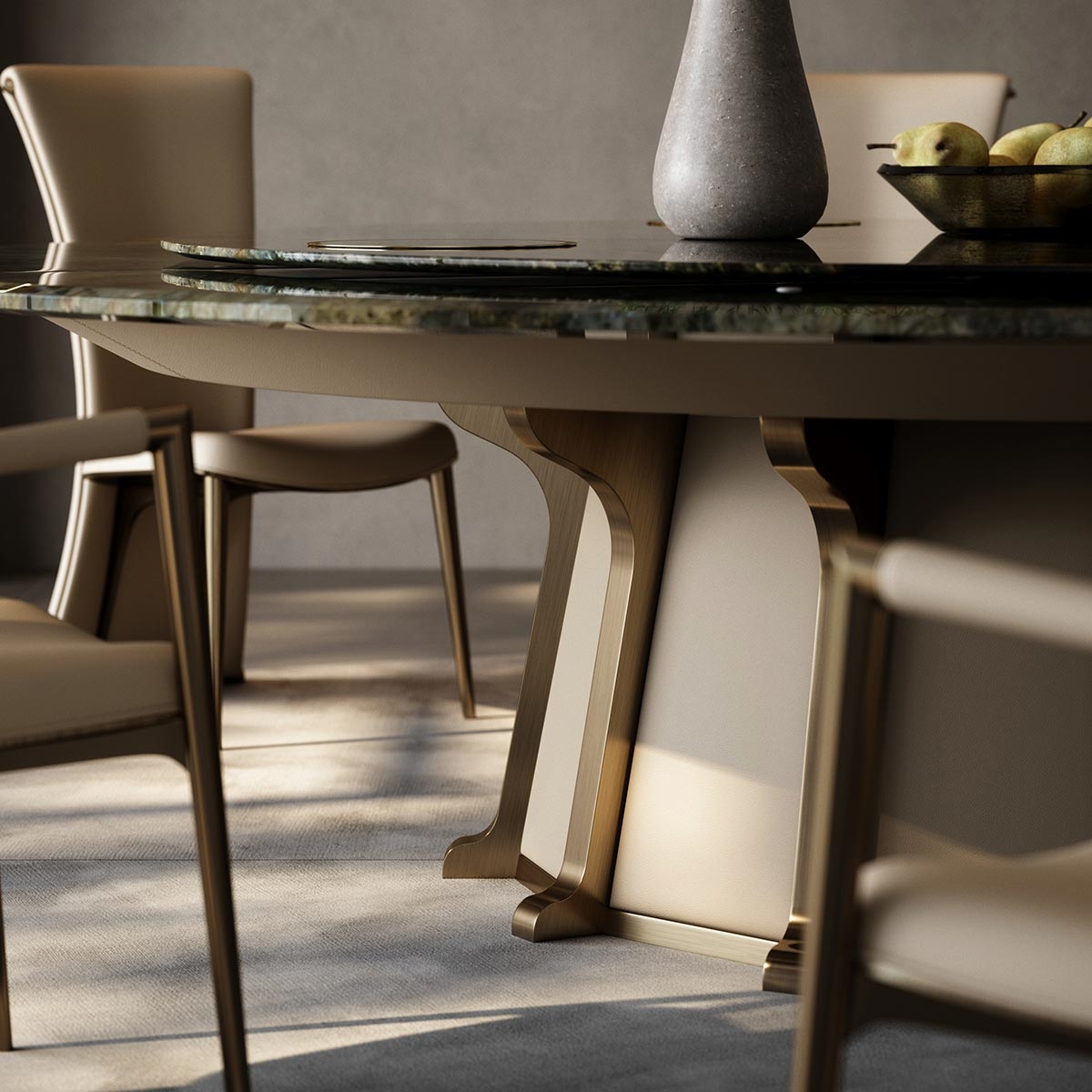 Towering dining-table