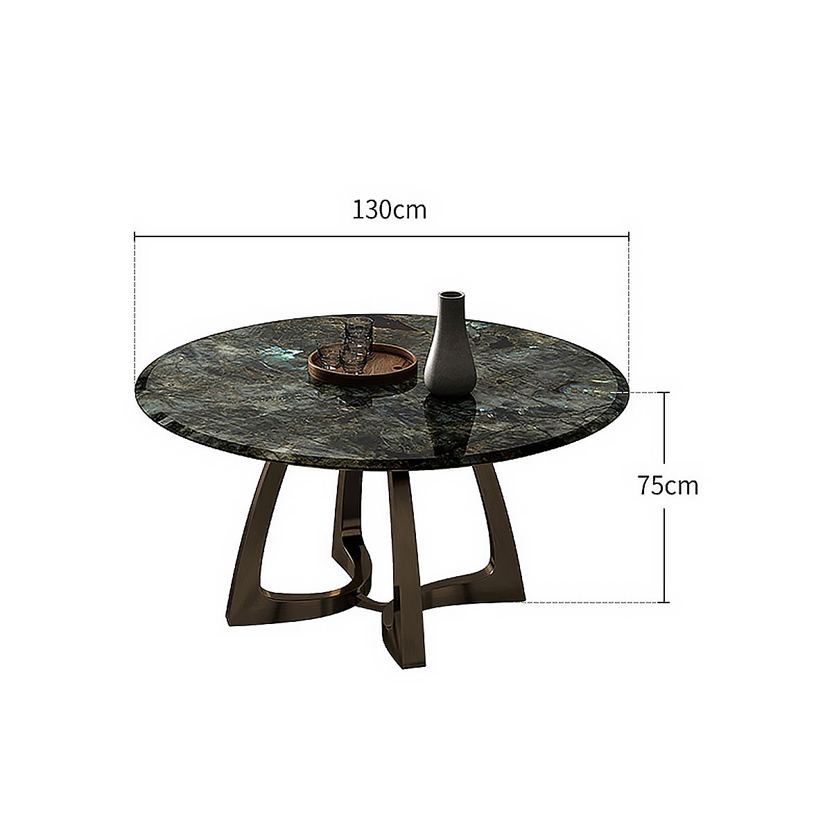 Arc dining-table