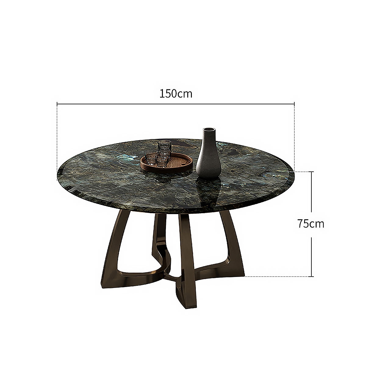 Arc dining-table