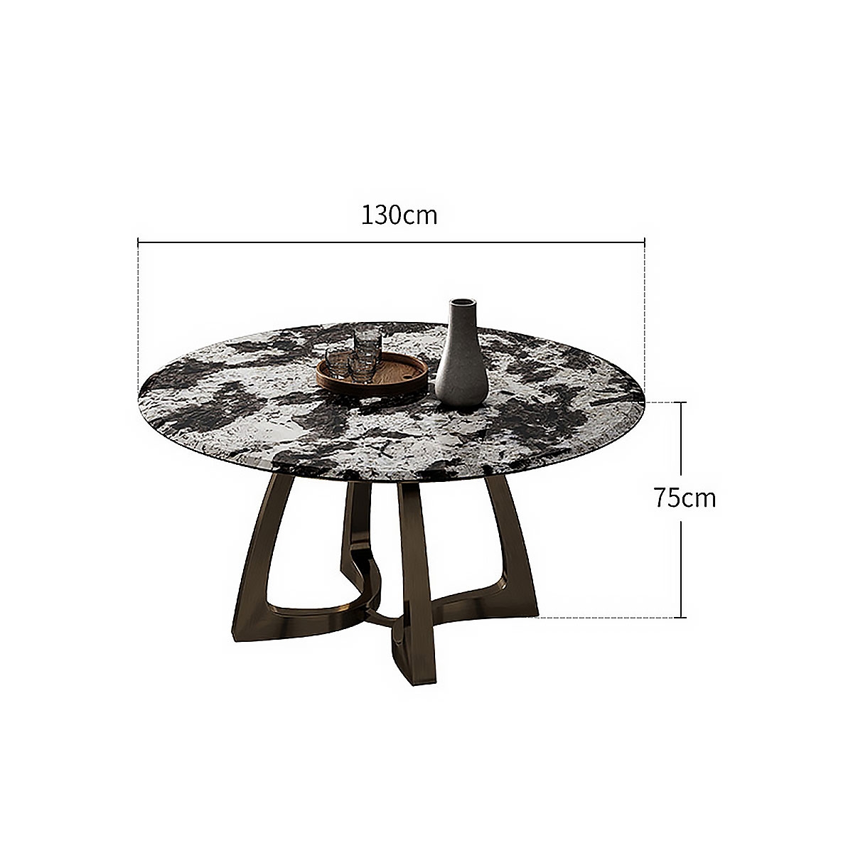Arc dining-table