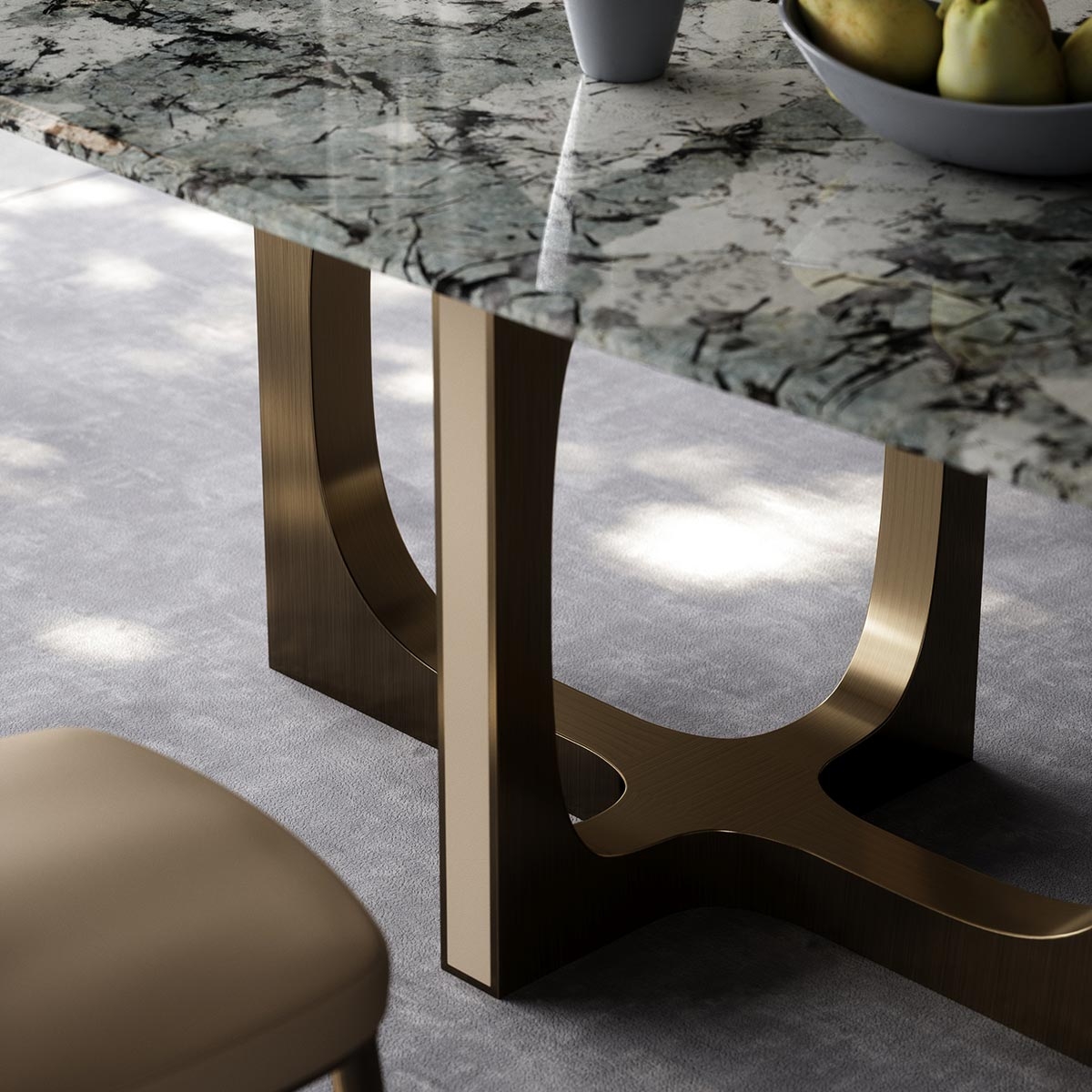 Extremely dining-table