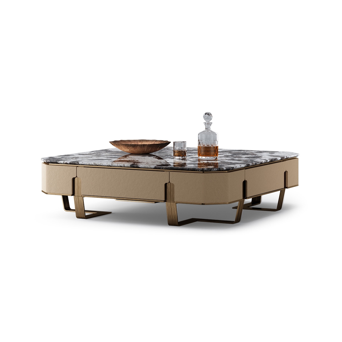 Minimalist tea table