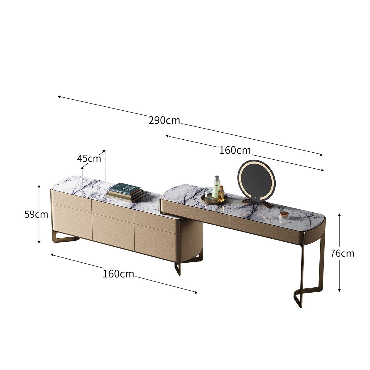 Soaring Dressing table