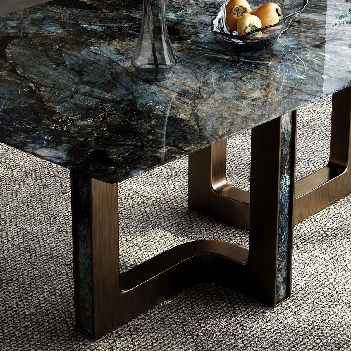 Extremely dining-table