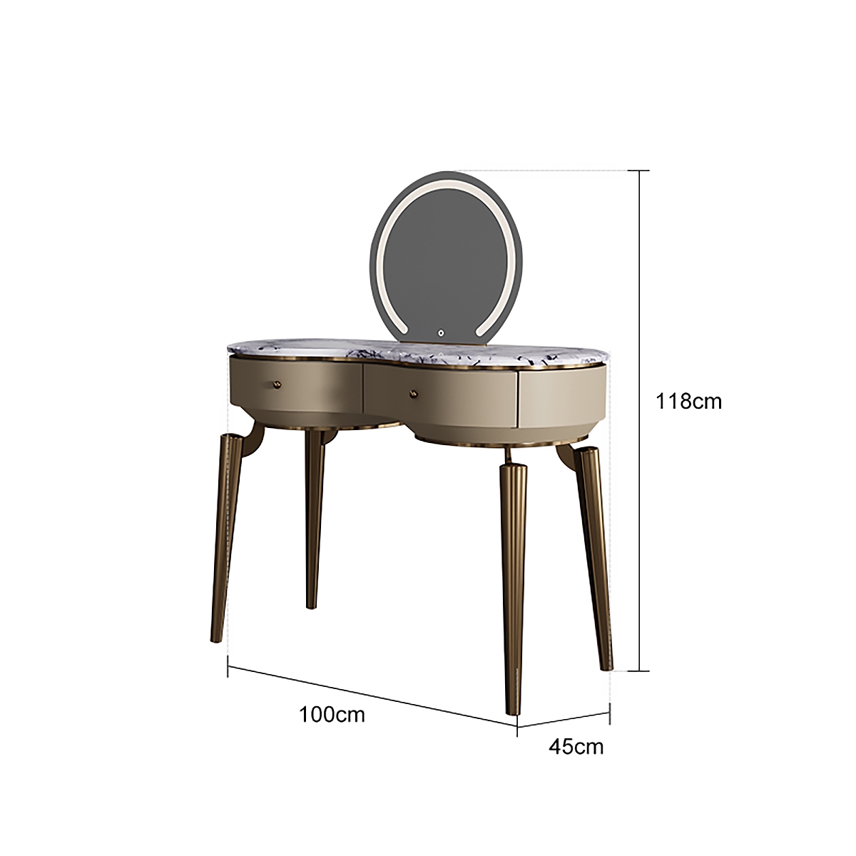 Pillar Dressing table