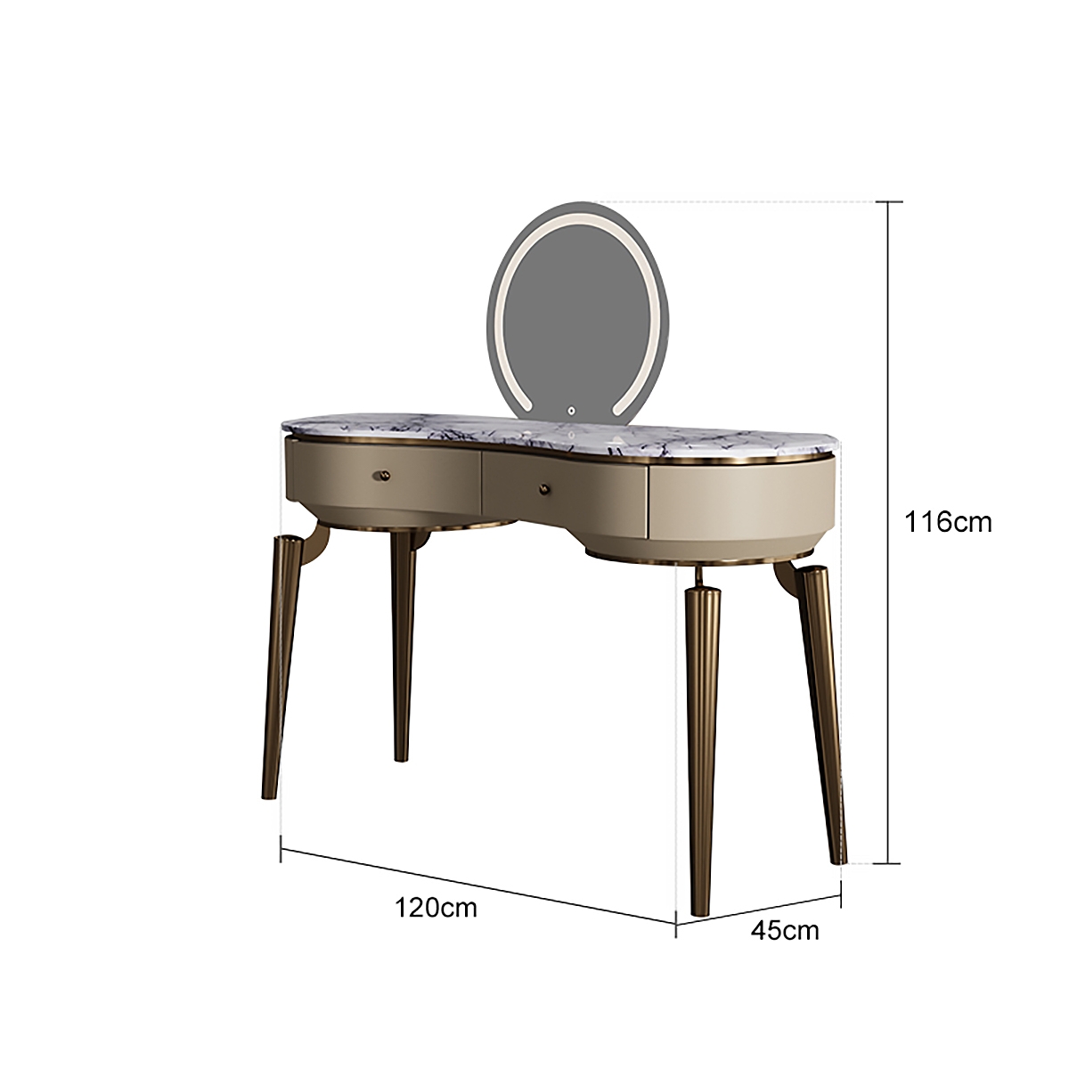 Pillar Dressing table