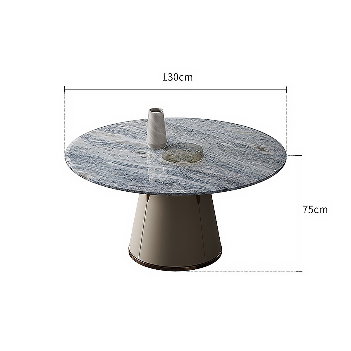 Tactful dining table
