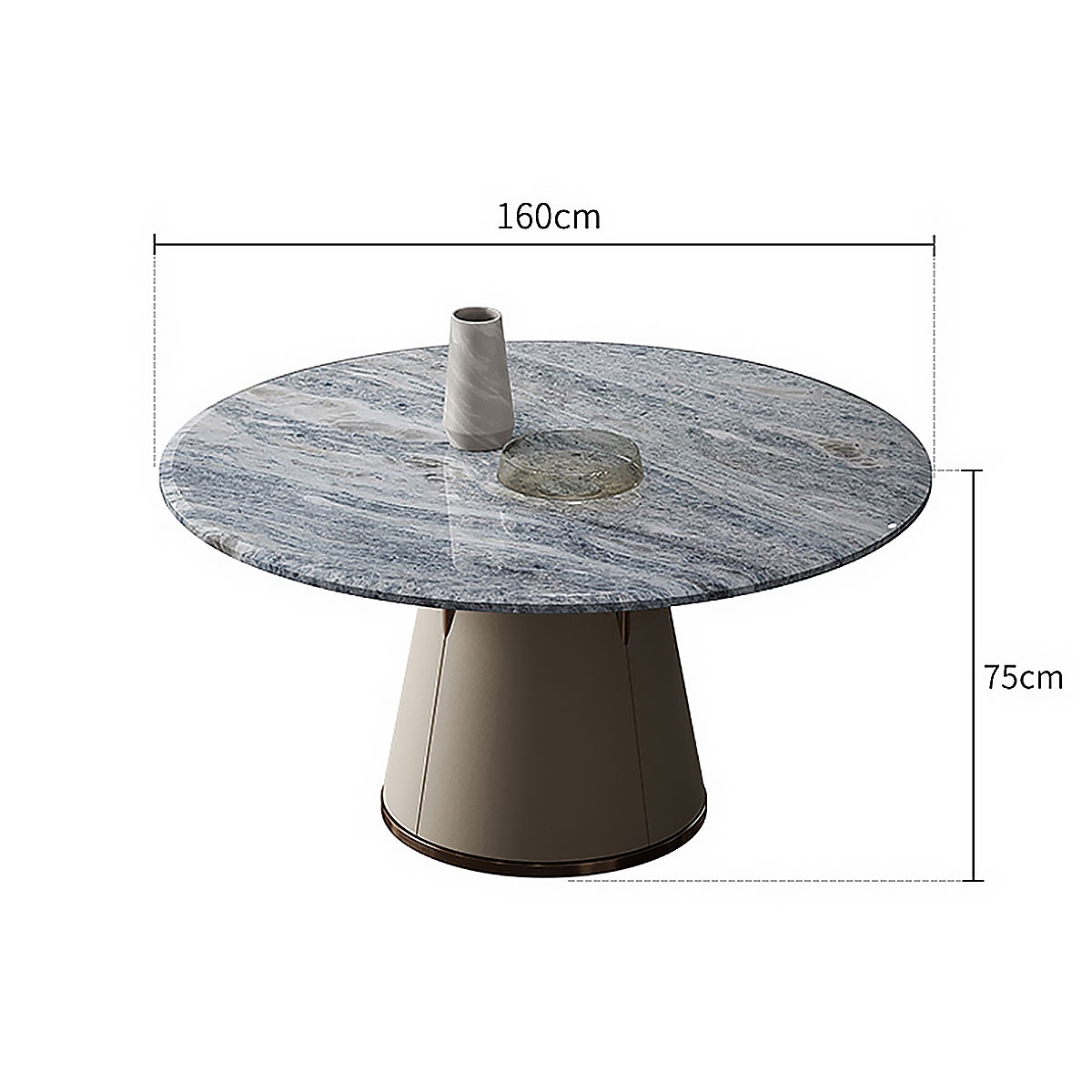 Tactful dining table