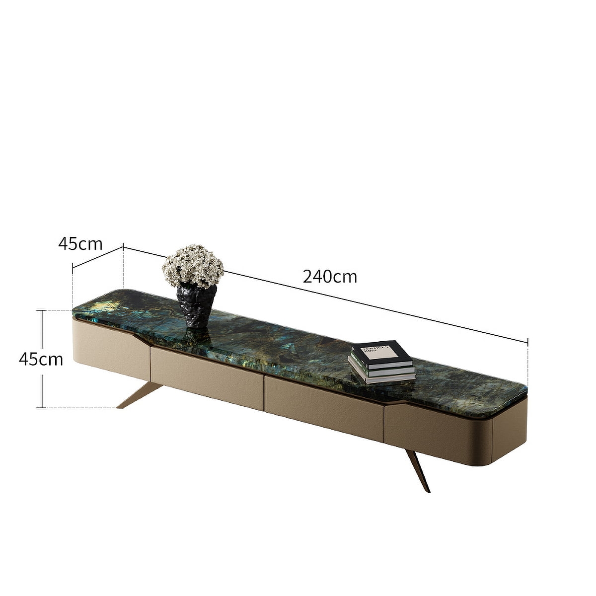 Respectful TV cabinet