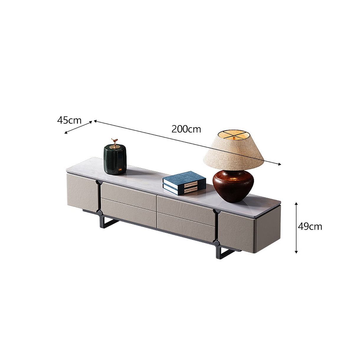 Square and Circle TV cabinet