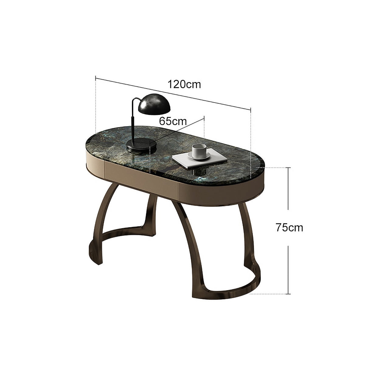 Arc dining-table