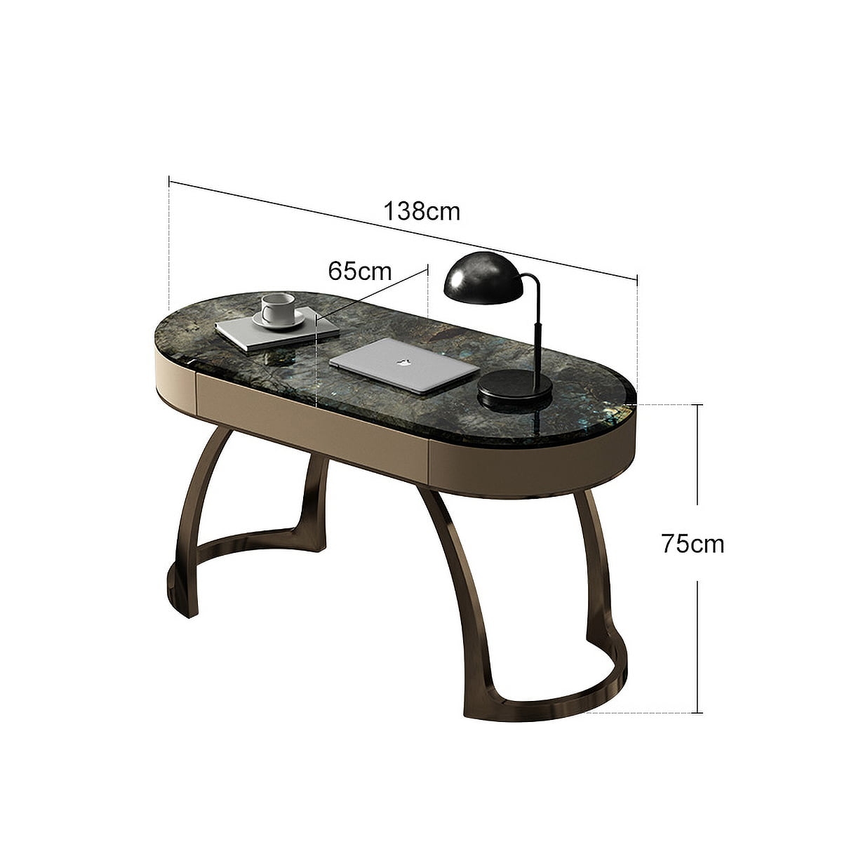 Arc dining-table