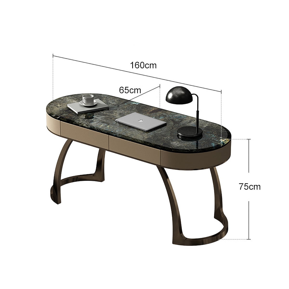 Arc dining-table
