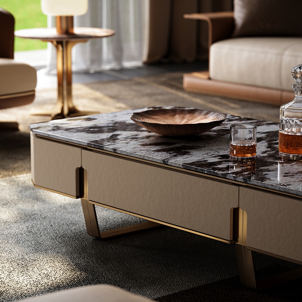 Minimalist tea table