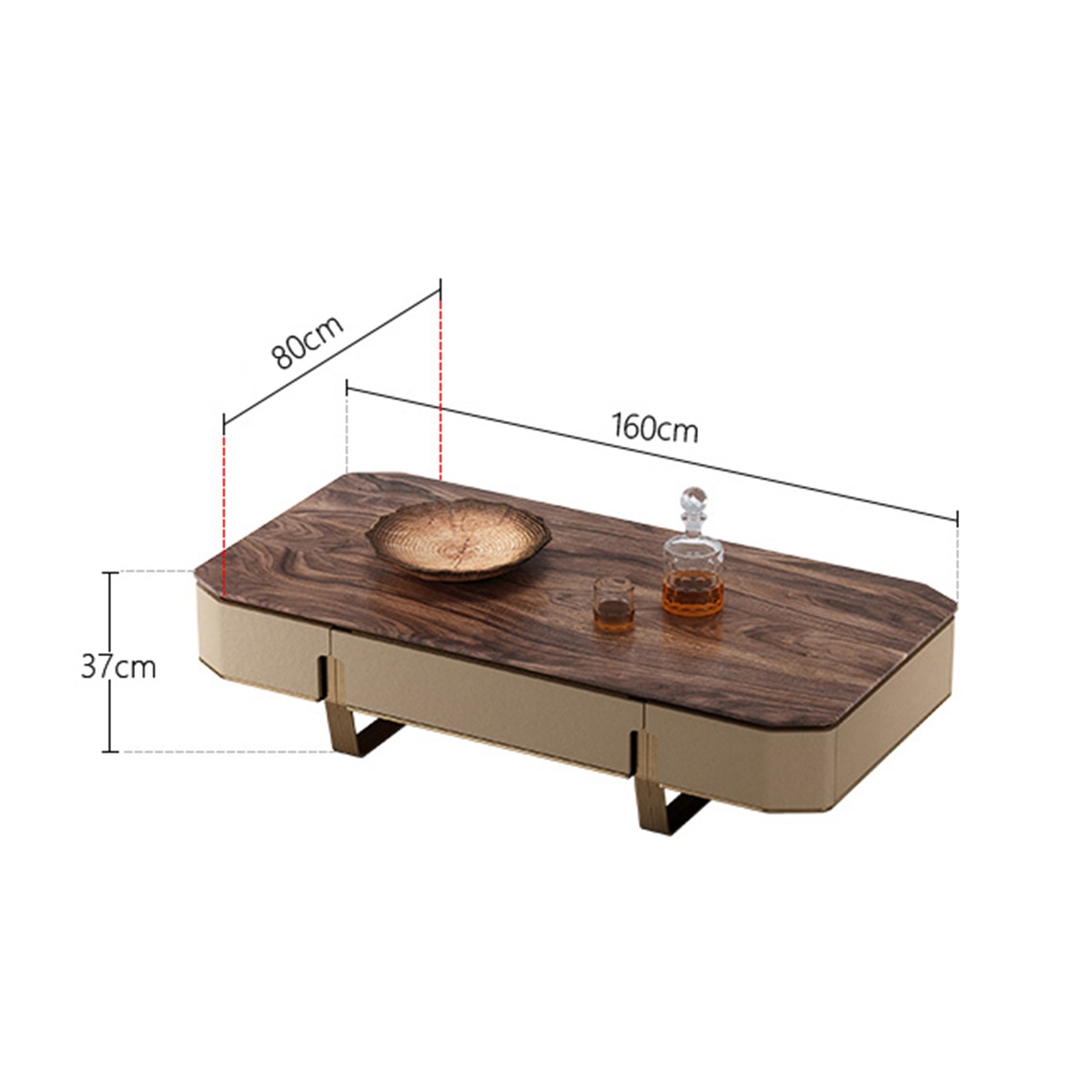 Minimalist tea table