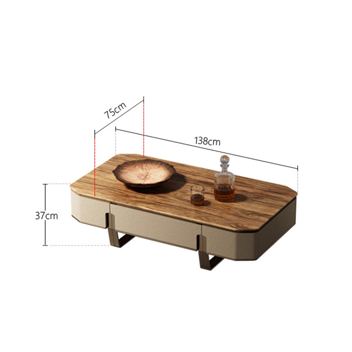 Minimalist tea table