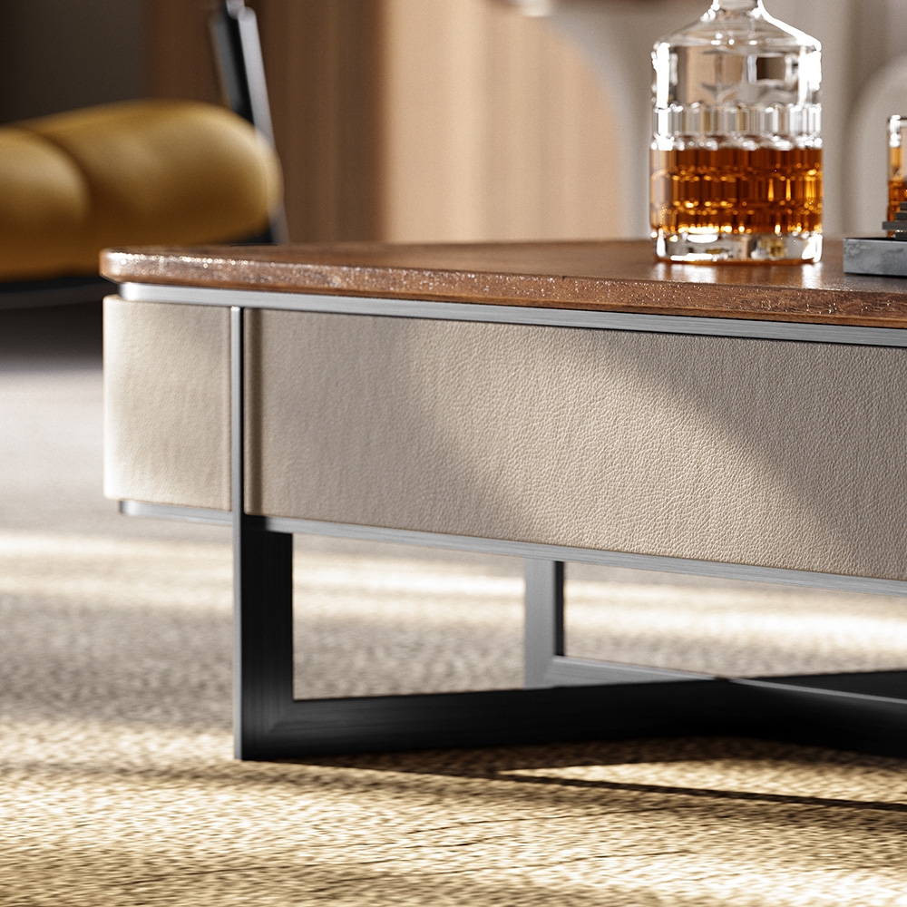 Minimalist tea table