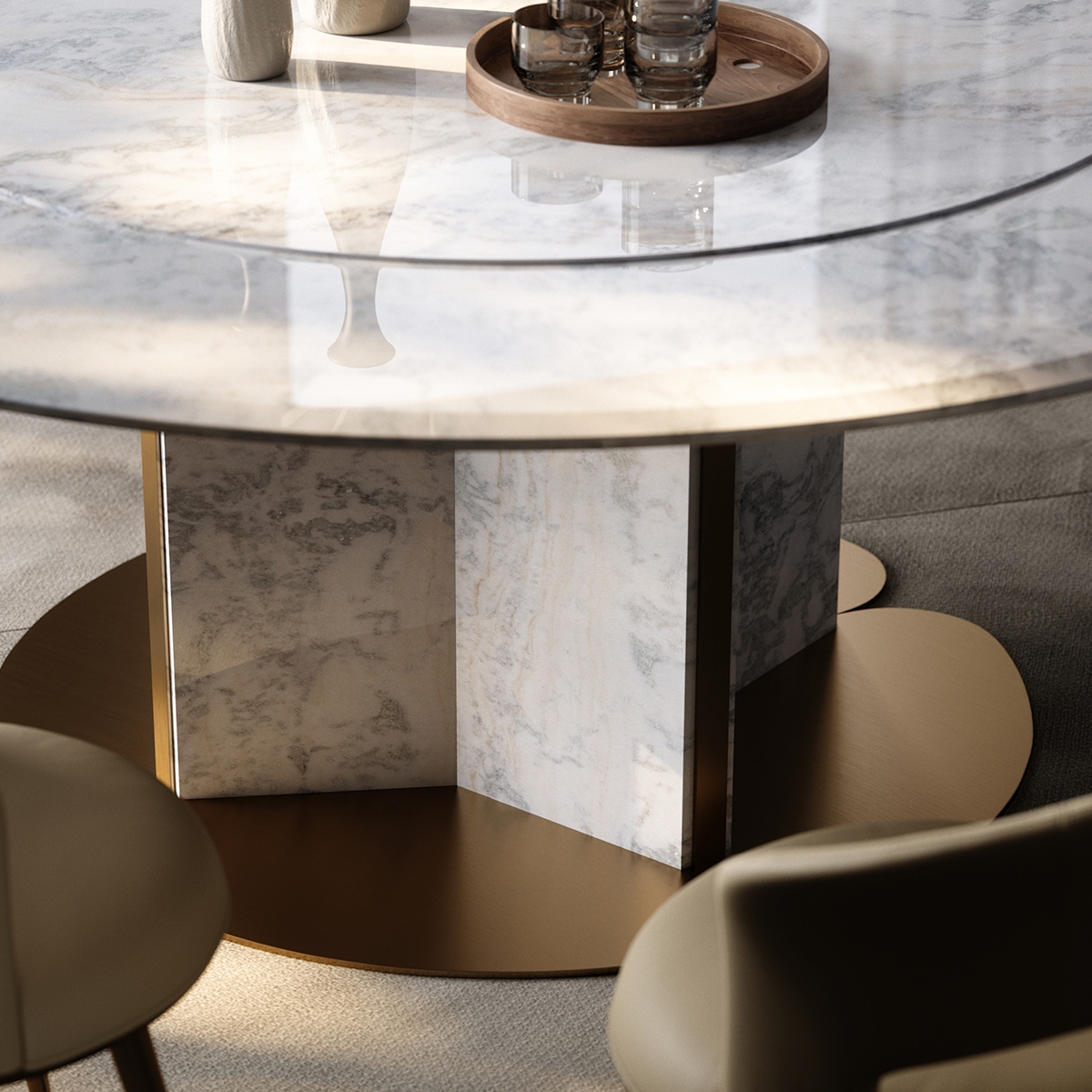 Clover dining-table