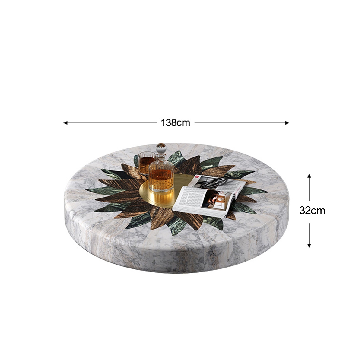 Golden Sunflower tea table