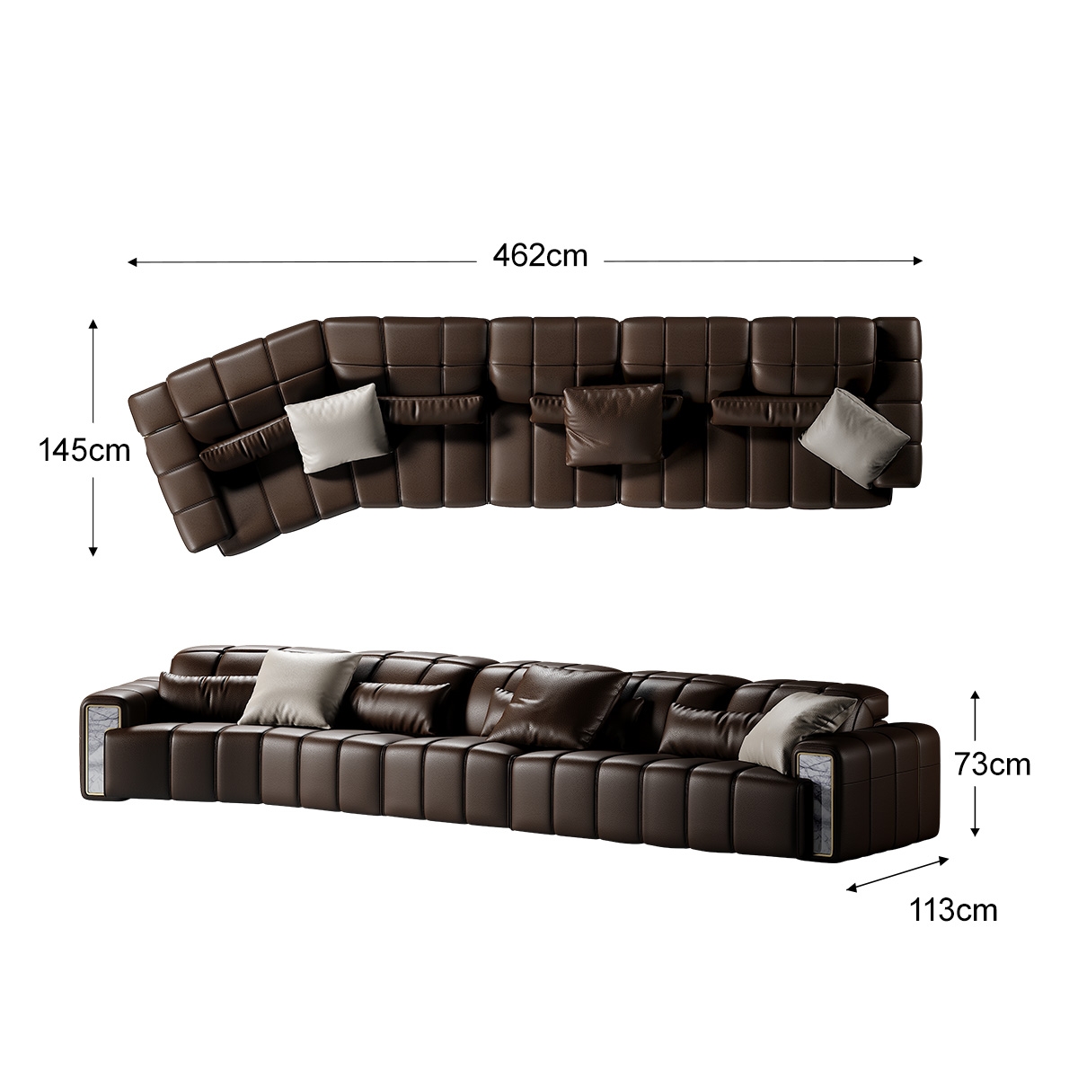 Bach Piano Keys Sofa