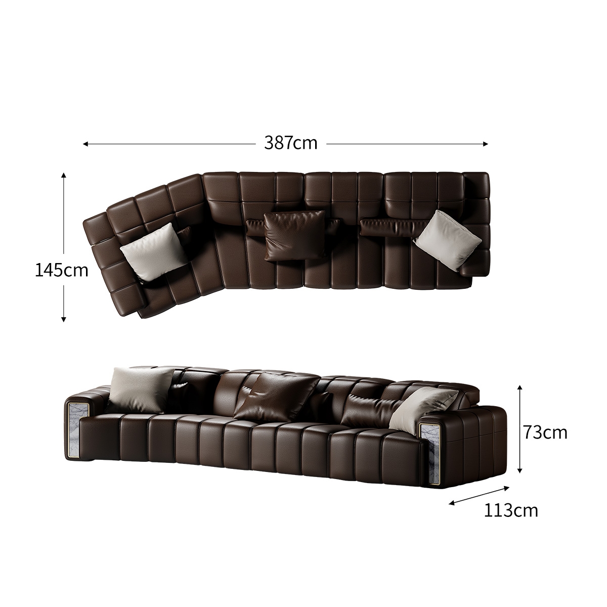 Bach Piano Keys Sofa