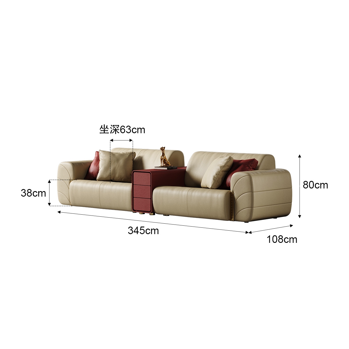 Gold Wheat Sofa