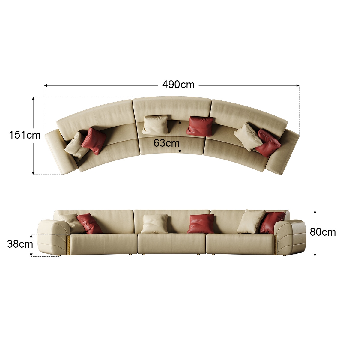 Gold Wheat Sofa