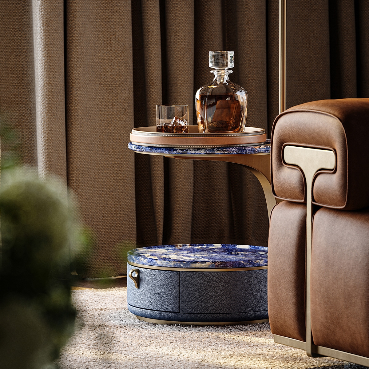 Exquisite Corner Table Lamp