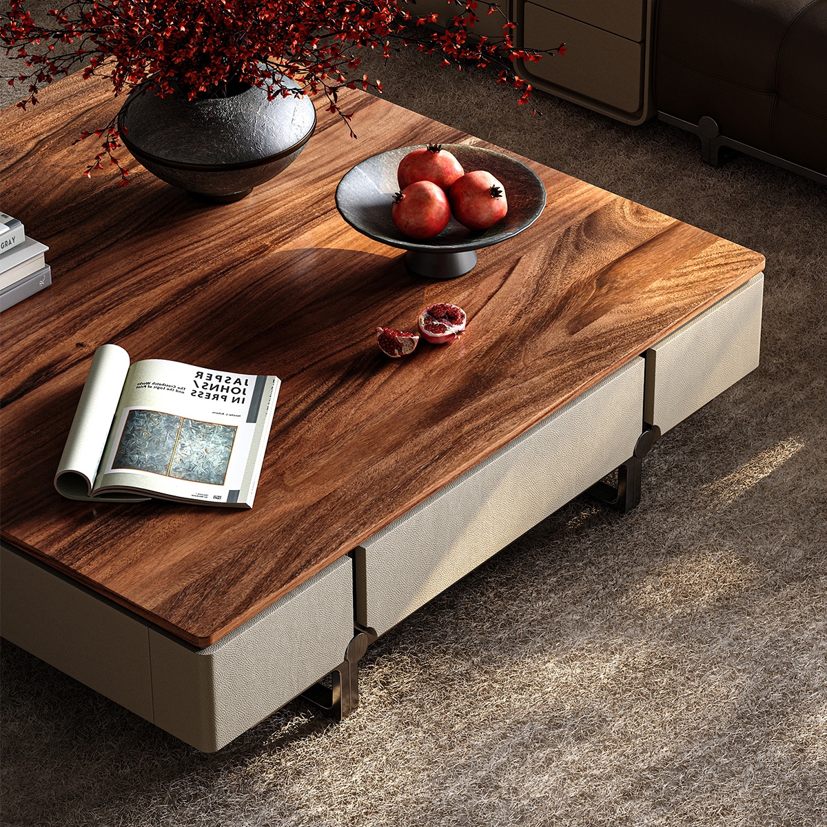 Square and Circle Coffee Table