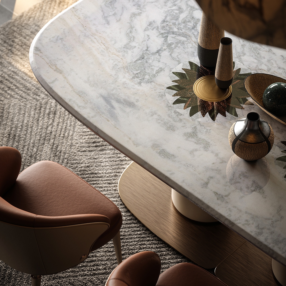 Golden Sunflower Dining Table 2